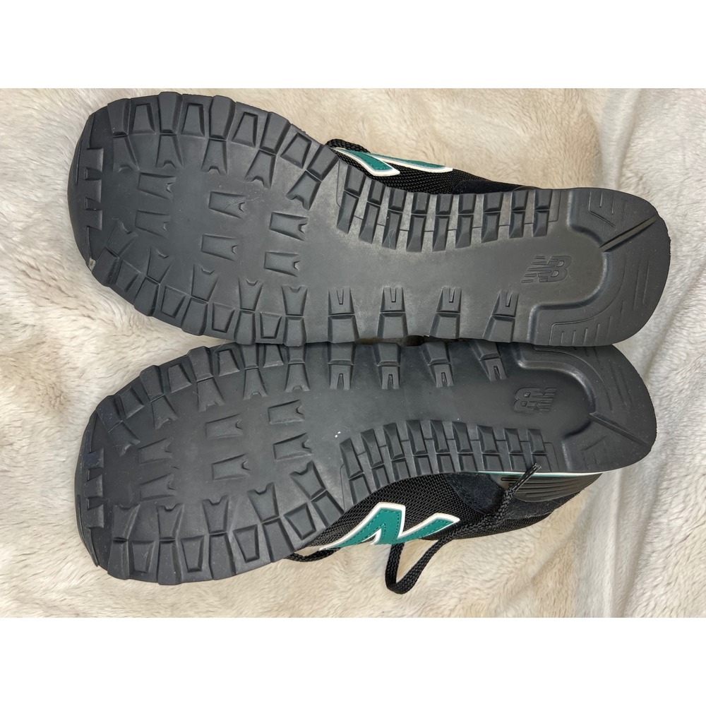 New Balance Mens 515 Sneakers Black Green ML515UGB Size 10 - Picture 4 of 9